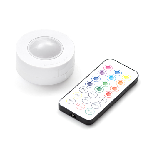 Round RGB Night Light Sets with Remote Controller