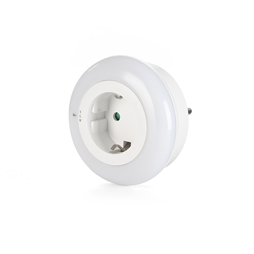 Light Sensor Lamp with Output EU Plug Hole