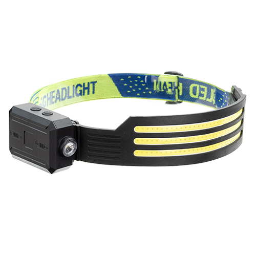 Soft TPU 3pcs COB Headlamp (White+Warm)